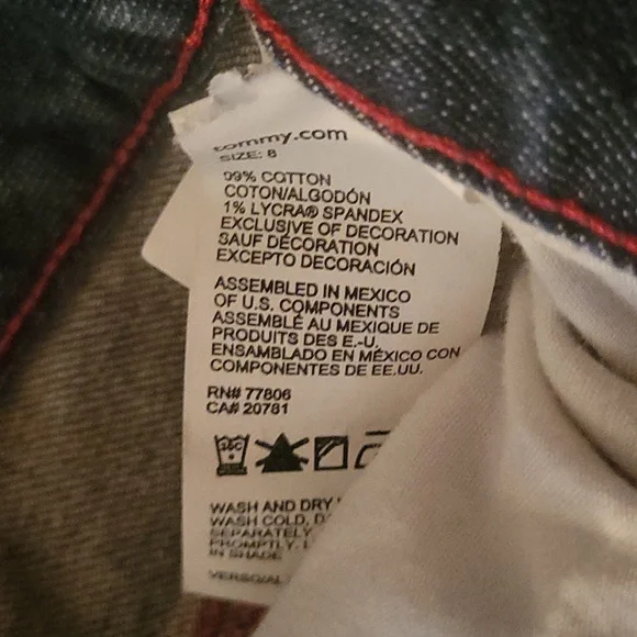 Tommy Hilfiger bootcut  jeans 8 - Picture 3 of 10
